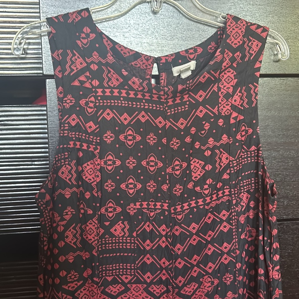 Ecote Sleeveless high-low tunic dress